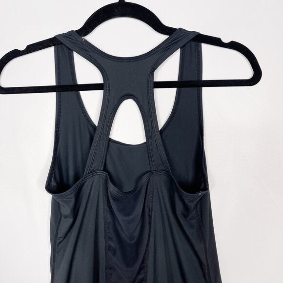 Zella XSmall XS Black Cut Out Racerback Workout Tank Top Scoop Neck Womens - Picture 5 of 9